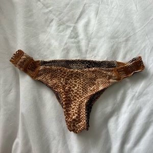 Acacia Swimwear Giraffe Brown Bikini Bottoms